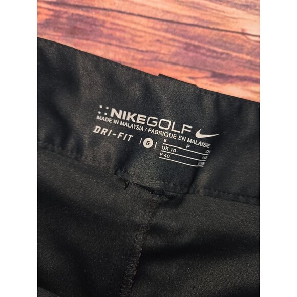 Nike Golf Black Dri-Fit Skort 6 Polyester Spandex Womens Athletic Skirt - Picture 3 of 9